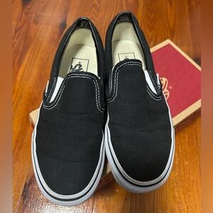 Vans Classic Black Slip-On Sneakers